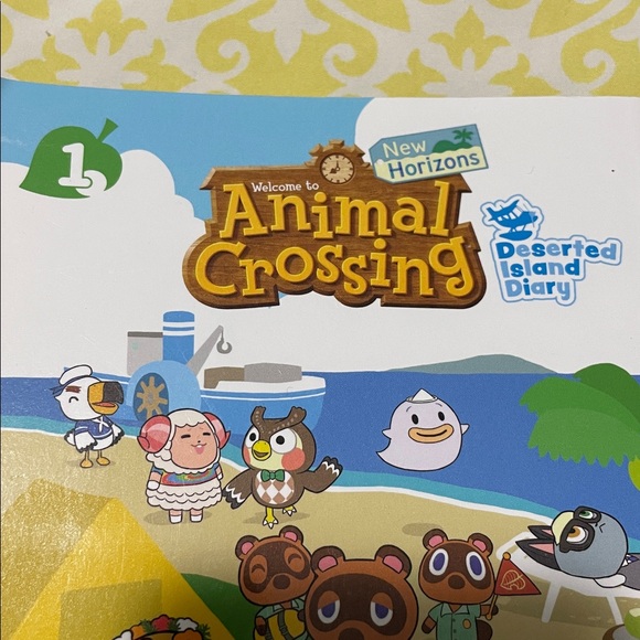 Animal Crossing New Horizons Deserted Island Diary Comic Book EUC - Picture 2 of 5